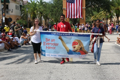 Census 2020 Parade Banner