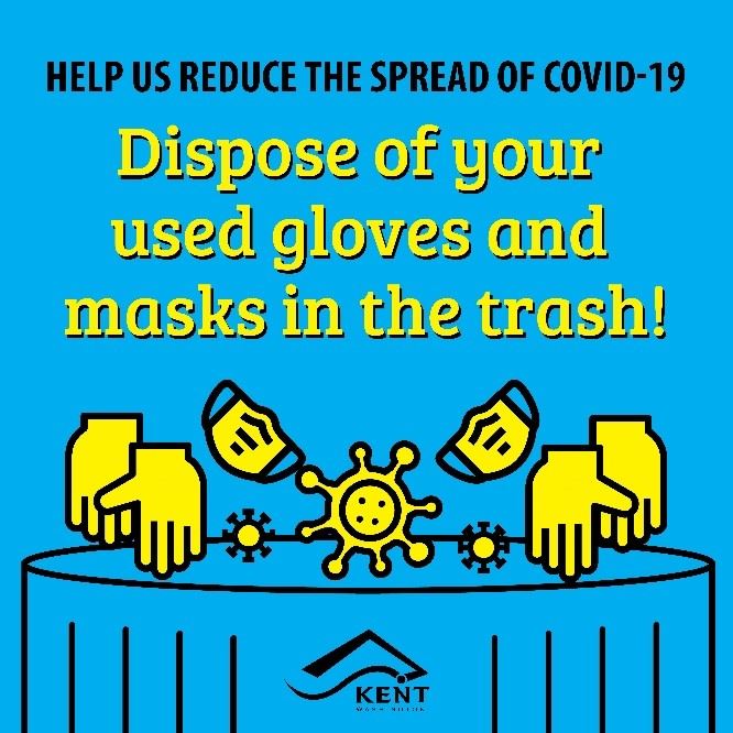 Glove and Mask Disposal - Kent Public Works - 6-12-20 Blog