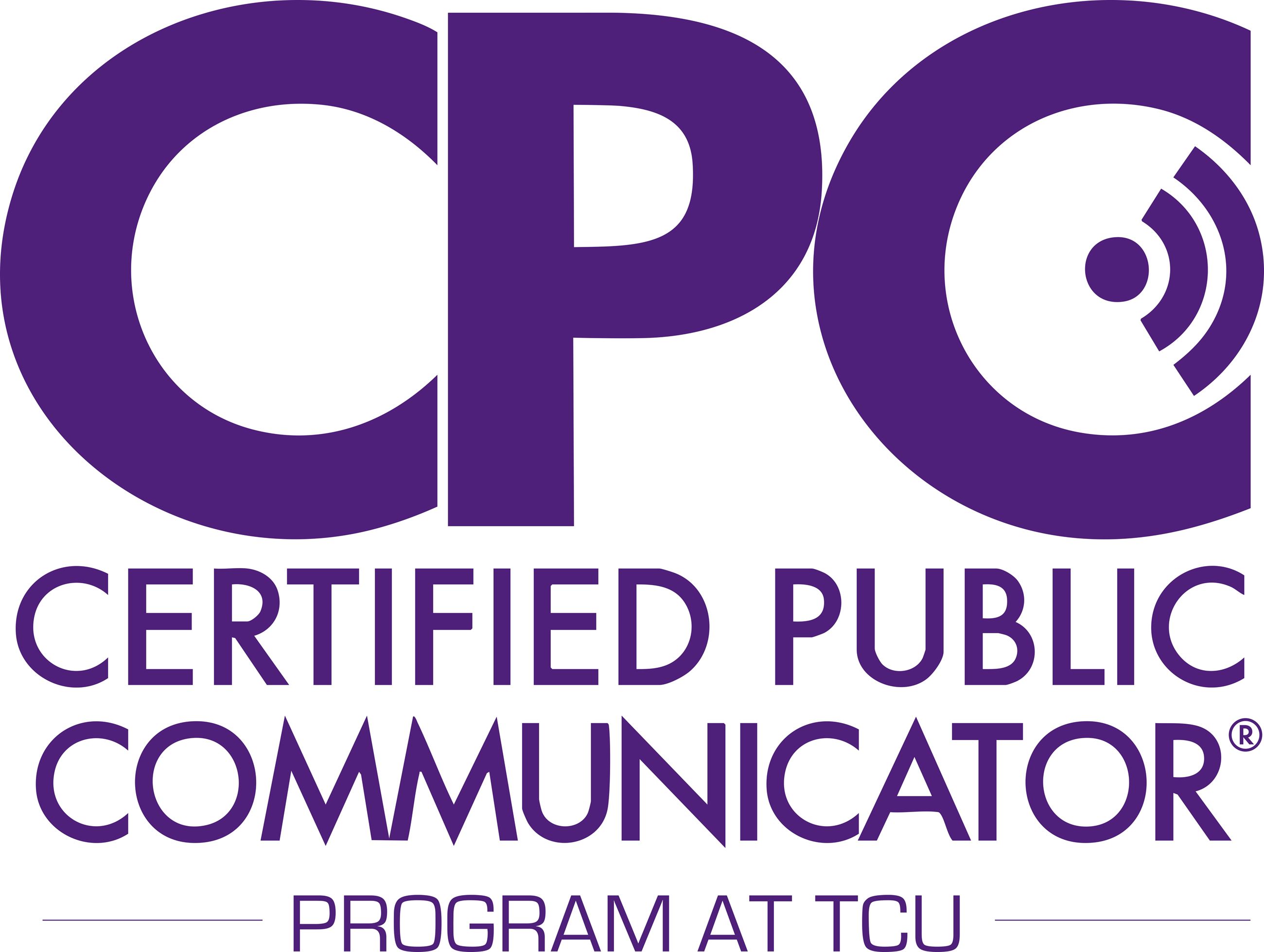 CPC-Program at TCU new words and trademark symbol